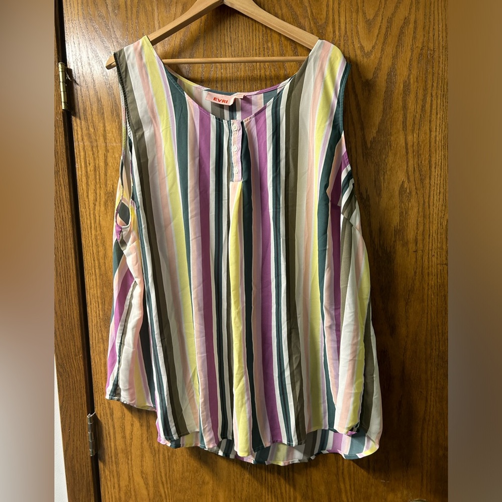 Evri sleeveless blouse.